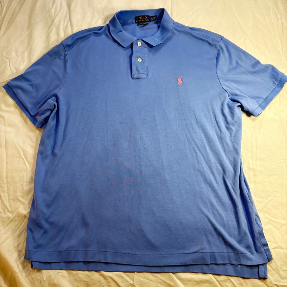 Polo Ralph Lauren Men's Periwinkle Blue Classic Fit Polo Shirt XL